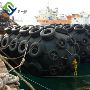 China Barge And Quay Pneumatic Rubber Fender Popular Size 3.3*6.5m on sale