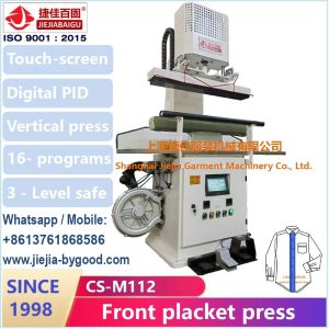 China 220V Electric Vertical Shirt Pressing Machine For Sleeve Body Side Seam Sealing Press on sale