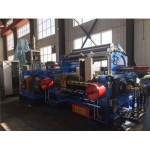 Rubber Mixing Mill Machine With Smooth Roller Cooling Plc Control System 150Mm