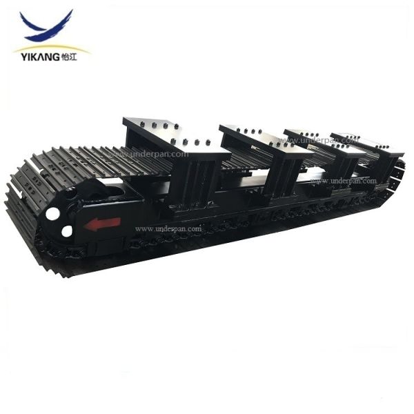 Best price tracked undercarriage with hydraulic motor steel chassis system for 0