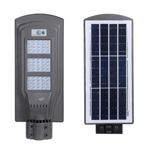 All In One Solar Sensor Street Light , Led Solar Street Lamp IP65 Rainproof Anti