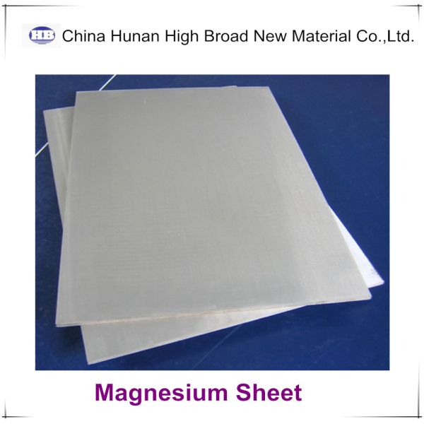 WE43 AZ91 Magnesium Alloy Metal Sheet Plate / AZ31B Magnesium Photoengraving Plate