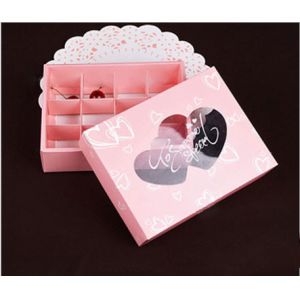 DIY Pink Small Rectangle Disposable Cake Containers