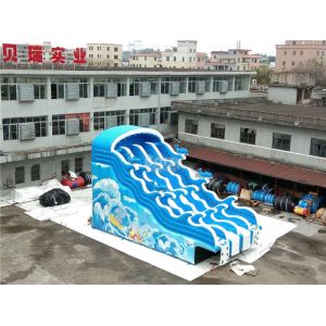 Giant Inflatable Water Slides For Swimming Pool , Adult Inflatable Water Park