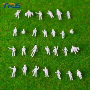 1:200 architectural scale model ABS plastic 0.8 cm white figures for model train