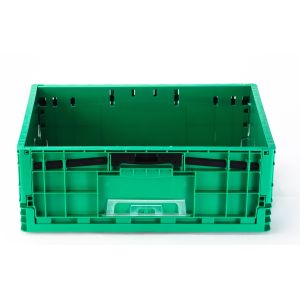 Blue Folding Container Collapsible Plastic Crate for Versatile Storage Solutions