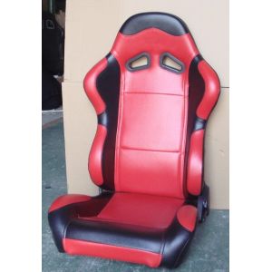 Red Black Sport Racing Seats With Single Or Double Slider Simple Installation