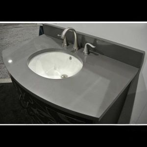 OEM ODM Quartz Stone Countertop Vanity Top Stain Resistant