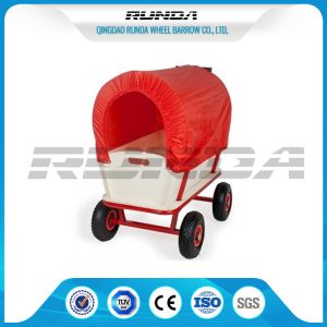 Long Durability Heavy Duty Carts Wagons 16.5kg Steady Frame Air Rubber Wheel