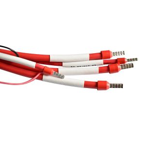 300V IP67 600mm Red Robot Wiring Harness With Low Conduction And Insulation
