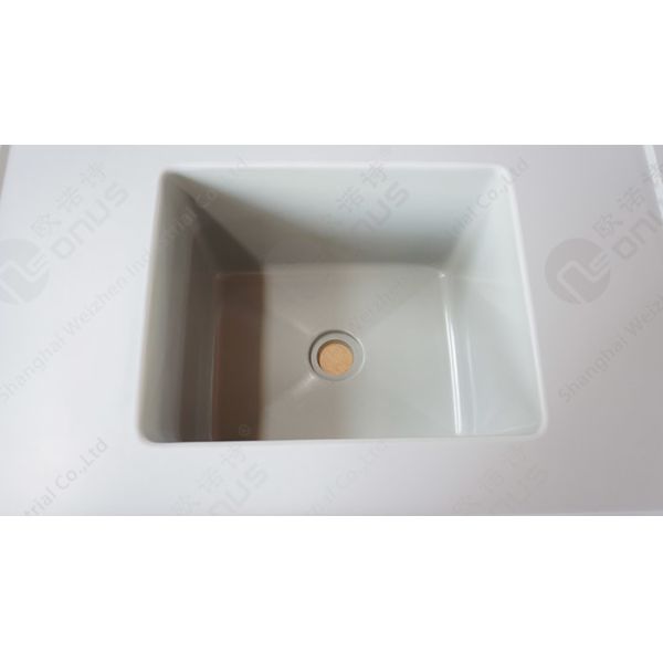 Epoxy Resin Basin Station Counter Top Sinks For Laboratory Worktops With Heat