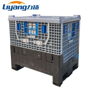Heavy Duty Plastic Large Coaming Pallet Foldable Box Stackable Reusable