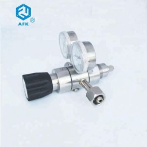 Oxygen Flow Stainless Steel Pressure Regulator For Welding With Diaphragm Valve