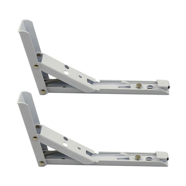 Quality 12inch Heavy Duty Stainless Steel Collapsible Shelf Bracket for Table Work Bench wholesale