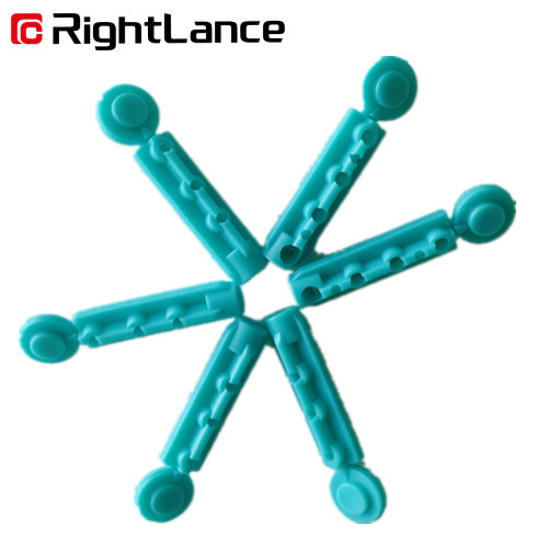 Sterile Flat Green Twist Blood Lancet Disposable Lancets 28g I For Glucose