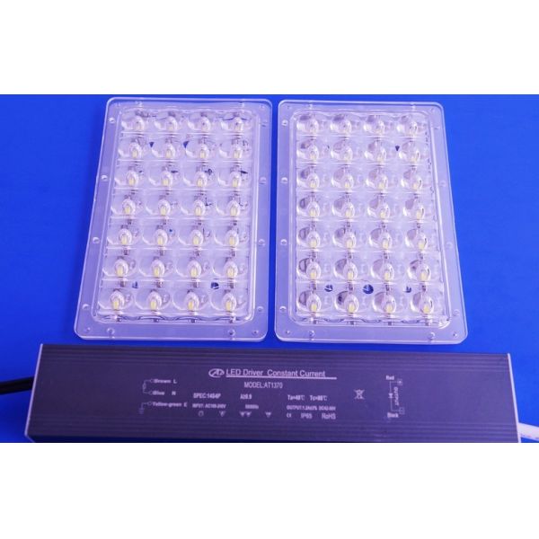 Quality 90x120 Degree 28W Bridgelux Led Lens Array With PCB Holder LED wholesale