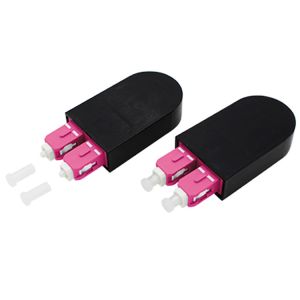 SC OM4 MPO MTP Loopback PVC Single Mode Duplex Fiber Loopback Module