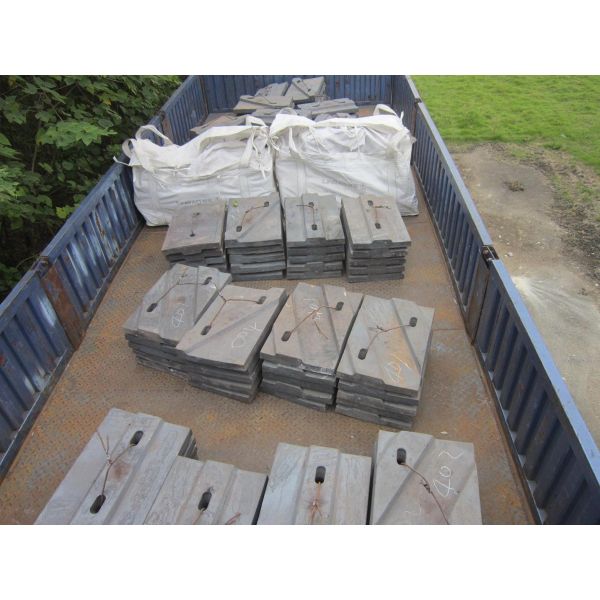 Quality Custom-made White Iron Combined Coal Ball Mill Lining Hardness More than HRC58 wholesale