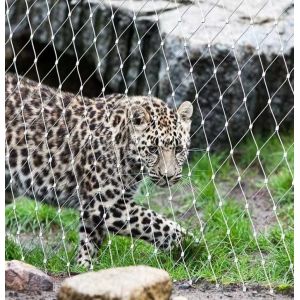 China 304 Stainless Steel Cable Mesh Black Oxidation for Zoo Aviary on sale