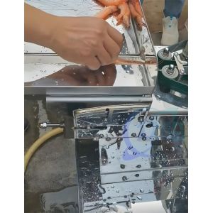 Easy Operate Shrimp EBI Cutting Machine Prawn Belly Open Machine