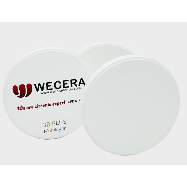 11 Gradients 3D Multilayer Zirconia Excellent Chemical Stability 16 Vita Colors