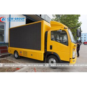 China SINOTRUK HOWO 4X2 P4 P5 P6 P8 LED Advertising Truck on sale