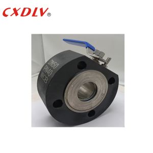 China PN40 High Pressure Wafer Floating Ball Valve End Entry PTFE Seat With SS201 Handle Lever on sale