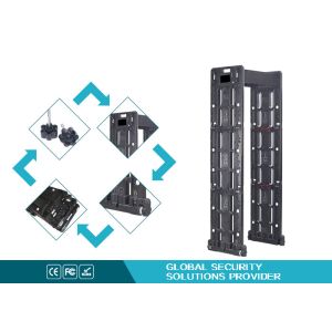 Foldable Waterproof Portable Walk Through Metal Door Detector APP Remote Control