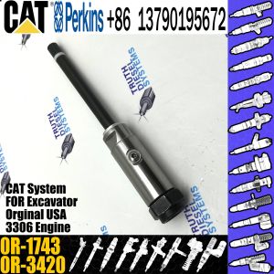 Fuel Injector 4W7016 0R-3420 0R-1743 For Caterpillar Excavator Engine 3208