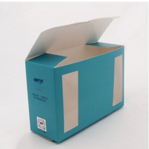 ISO9001 CMYK Blue Paper Corrugated Mailer Boxes Custom Toy Boxes