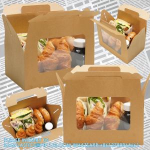 Large Gable Boxes Treat Boxes With Window, Gift Boxes Food-Grade Boxes Food