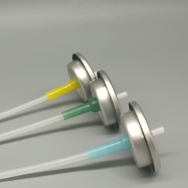 Elegant Metered Aerosol Valve for Premium Haircare Sprays with Fine Mist and Controlled Output