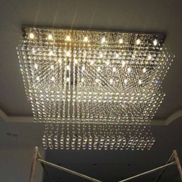 Modern Design Large Crystal Chandelier Hotel Lighting AC110V 220V Hotel Contemporary chandelier(WH-NC-106)
