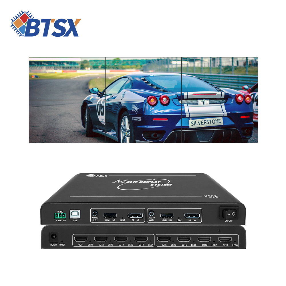BITVISUS UHD Splicing Processor 8k Video Wallcotroller BIT-MSE-U1-208