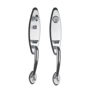 Stainless Steel 304 Door Lever Handle PSS With Plate