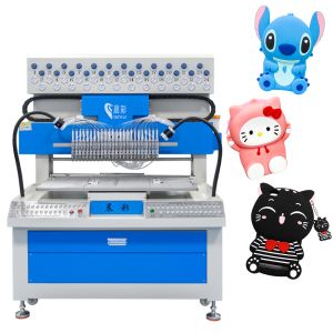 24 Color Rubber 3D Patches Dripping Machine Coin Purse Making Machine