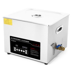 Cheap 15L Dual Frequency Ultrasonic Cleaner SUS 304 Tank 360W Power 20-80.C Temperature Range for sale