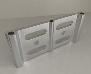 Cheap 6063-T5 Structure CNC Machining Components With Holes Special Decorative Surface for sale