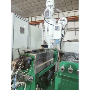 Cheap Twin Screw Cable Extruder Machine Multimode Take Up Power 3.75KW for sale