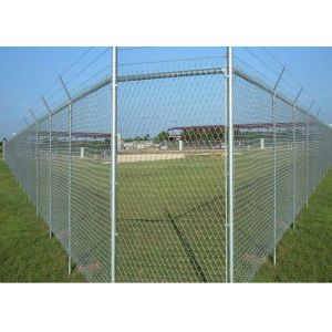 8 Ft Galvanized PVC Coated Cyclone Wire Mesh Chain Link Fence Roll For