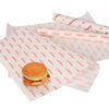Quality Single Side Coated Waxed Greaseproof Food Wrap Printed Burger Paper wholesale