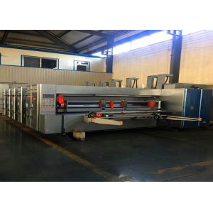 Fully Automatic Flexo Printing Slotting Die Cutting Machine / Carton Board Multi