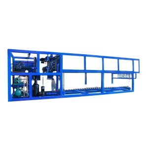 Aluminum Alloy Direct Cooling Block Ice Machine 10 Tons 30.9KW
