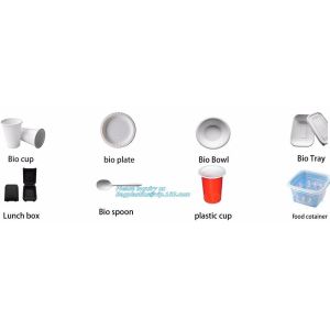 SUGARCANE CUPS PLATE BOWL CONTAINERS, ECO FRIENDLY BIOGERADABLE CULTERY, PLA