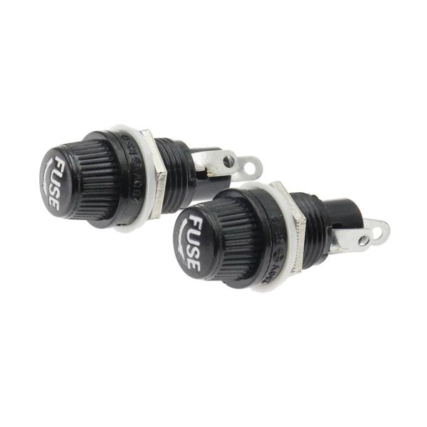 R3-12 H3-12 5X20mm Fuse Block Holder Finger Grip Knob Type Screw Cap 125V/250V Bakelite Fuse Box