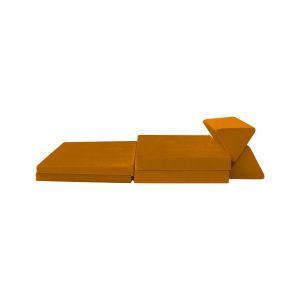 Safe Indestructible Modular Play Foam Couch With Protective Liner