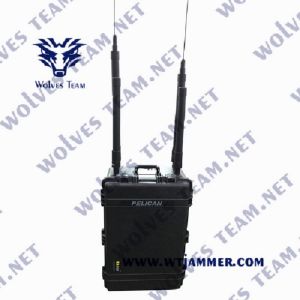 4 Bands Drone Gps Signal Jammer Rf 800/900 Mhz 3000 Meters Wifi2.4g/5.8g