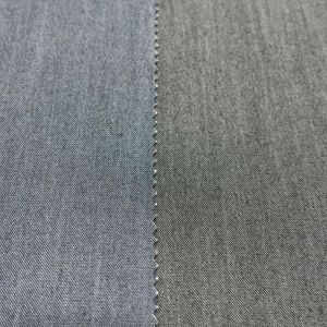 77%Polyester 17%Rayon 6%Spandex Fabric with Denim Effect