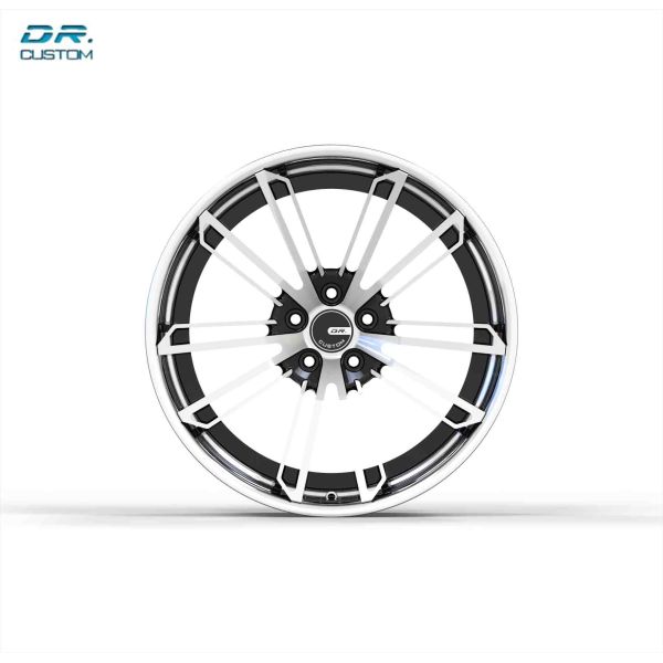 Quality 5x108 19 Inch Deep Concave Wheels ODM Hyper Black Aluminum Alloy wholesale