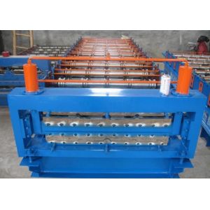 Metal Roofing Sheet Double Layer Roll Forming Machine With CE / SGS Certificates